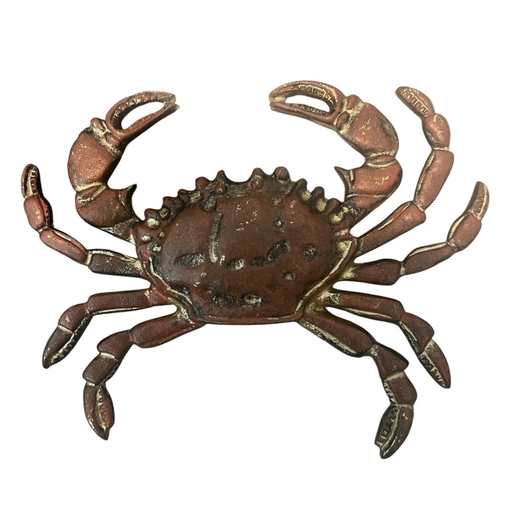 Rustic Brown Crab Wall Decor